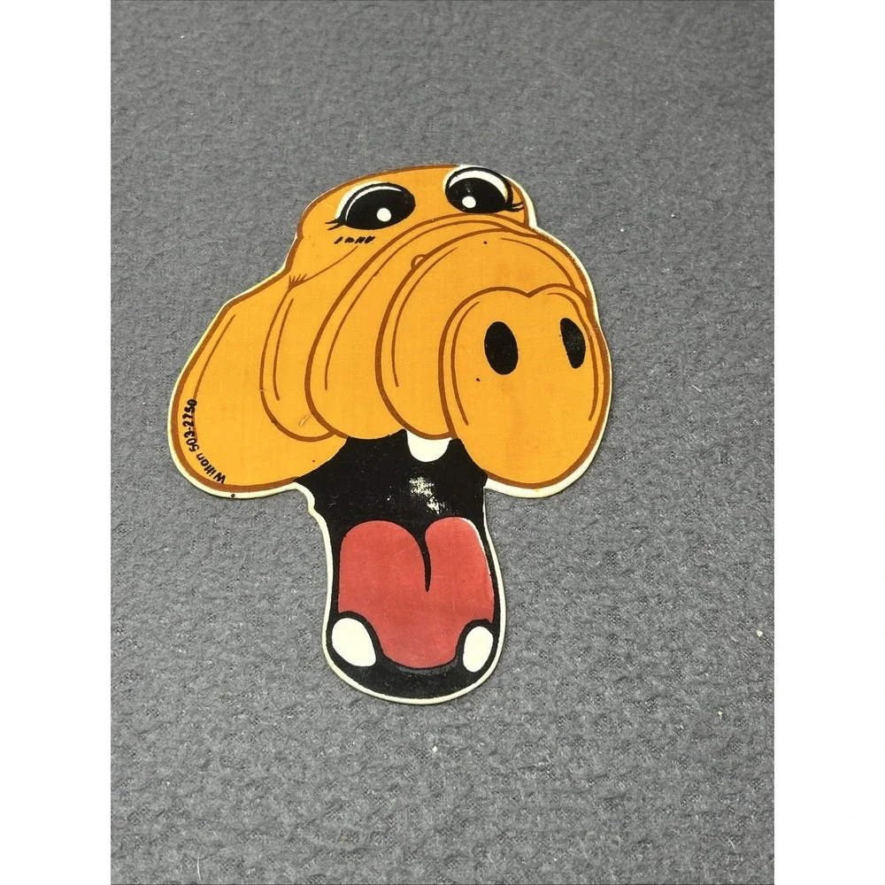 Vintage 1988 Wilton ALF Cake‎ Pan Happy Birthday Kiddo Aluminum W/ Face & Liner